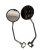 Lusterka Chrom z Uchwytami INOX TYP 2 • Wysoka Jakość  M-72, Ural, BMW, K-750 i Innych kierownica  Ø25 mm